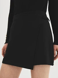 Crepe Wrap Skort