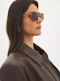 Thick Cat Eye Sunglasses