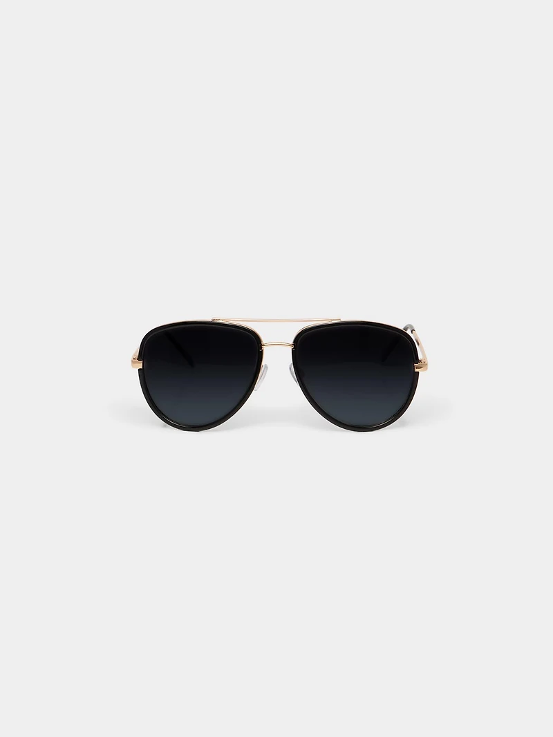 Rounded Aviator Sunglasses