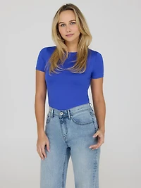 Double Layer Crew Neck T-Shirt