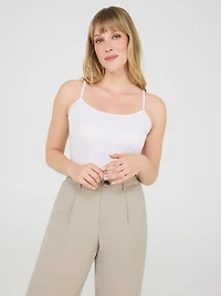 Camisole à bretelles spaghetti ajustables