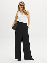Camisole à double épaisseur et col en V plongeant