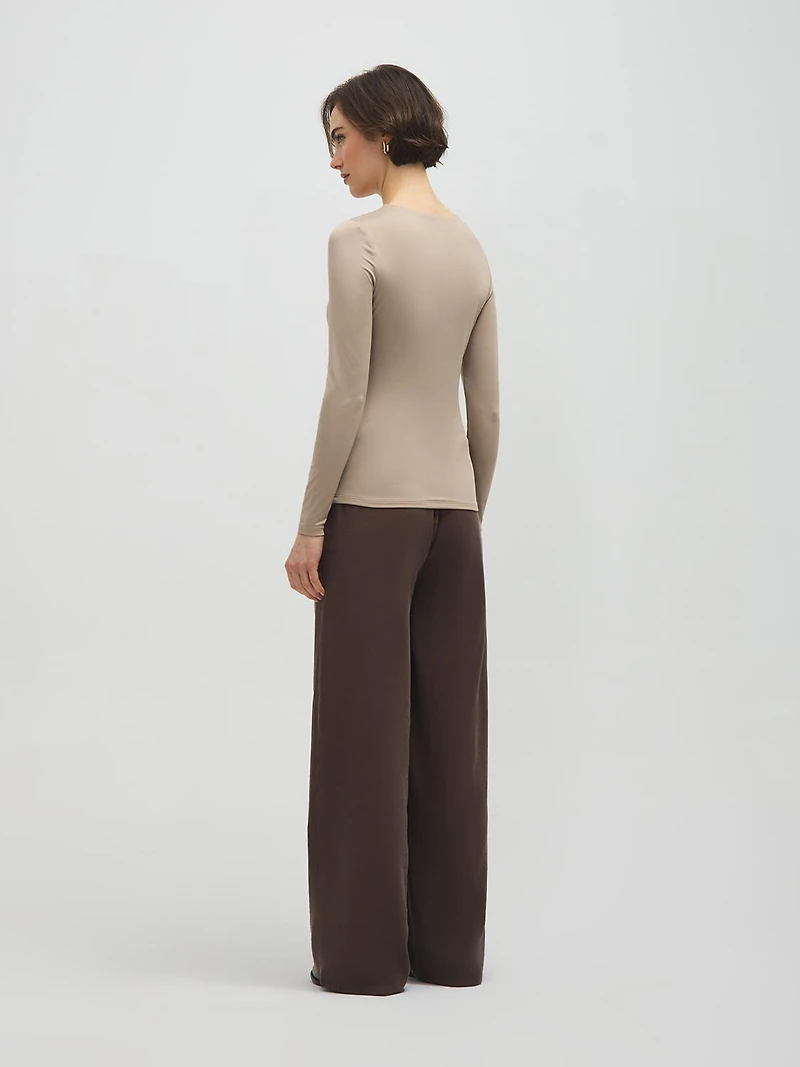 Double Layer Long Sleeve Top