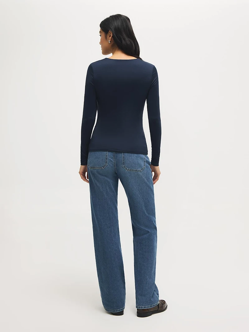 Double Layer Long Sleeve Top