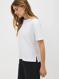 T-shirt en mélange de coton