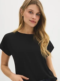 Cuffed Dolman Sleeve T-Shirt