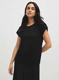 Cuffed Dolman Sleeve T-Shirt