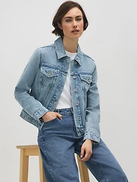 Veste en jean mélange de coton