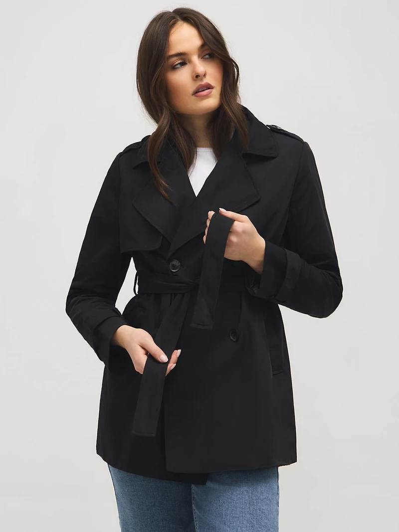 Mid-Length Trench Coat