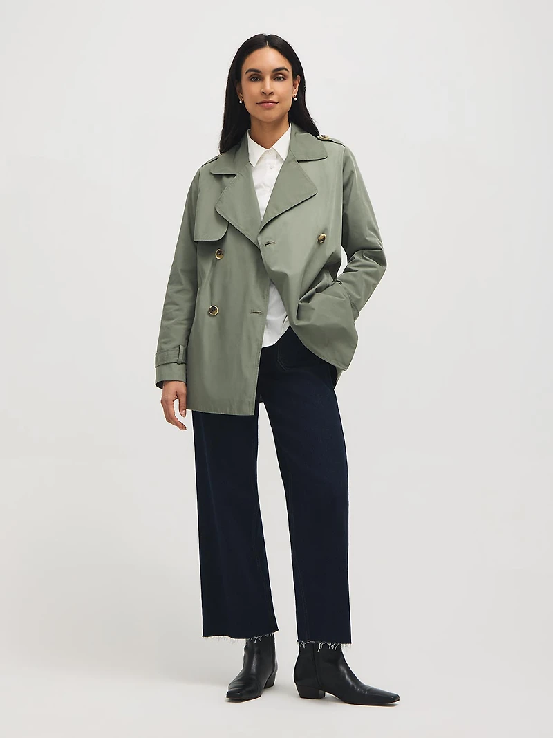 Mid-Length Trench Coat