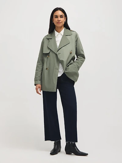 Mid-Length Trench Coat