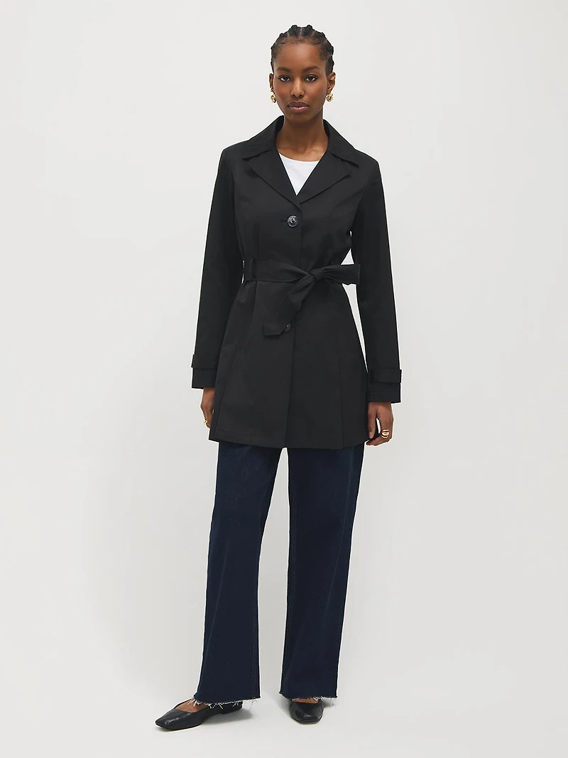 Cotton-Blend Trench Coat