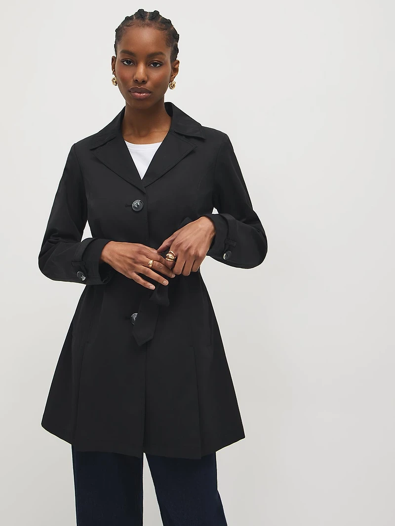 Trench en mélange de coton