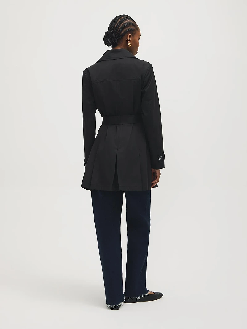 Trench en mélange de coton