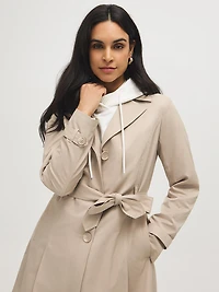Trench en mélange de coton
