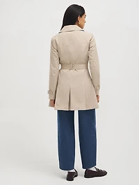 Trench en mélange de coton