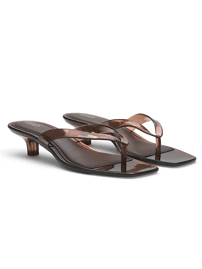 Jelly Kitten Heel Sandals