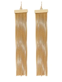 Snake Chain Fringe Earrings