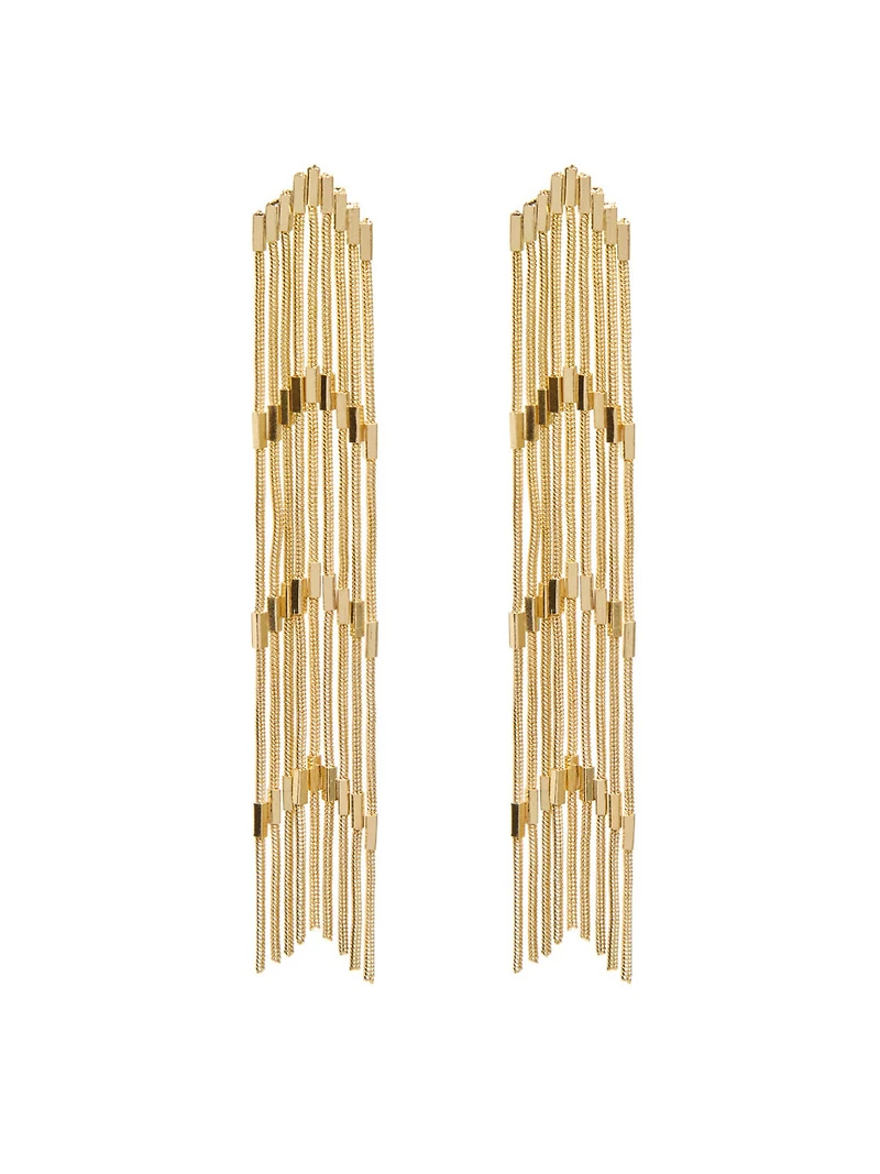 Boucles d'oreilles à chaîne fine