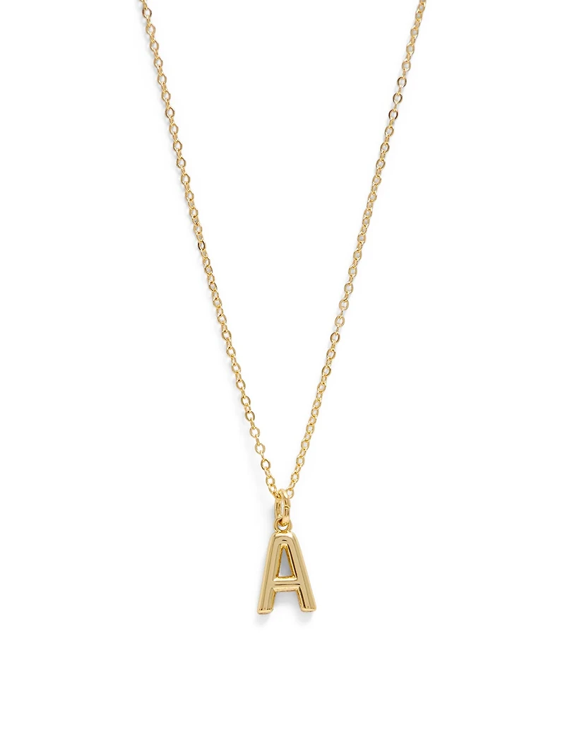 Collier avec initiale A