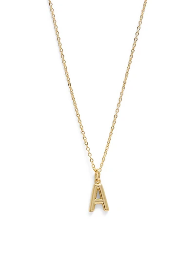 Collier avec initiale A