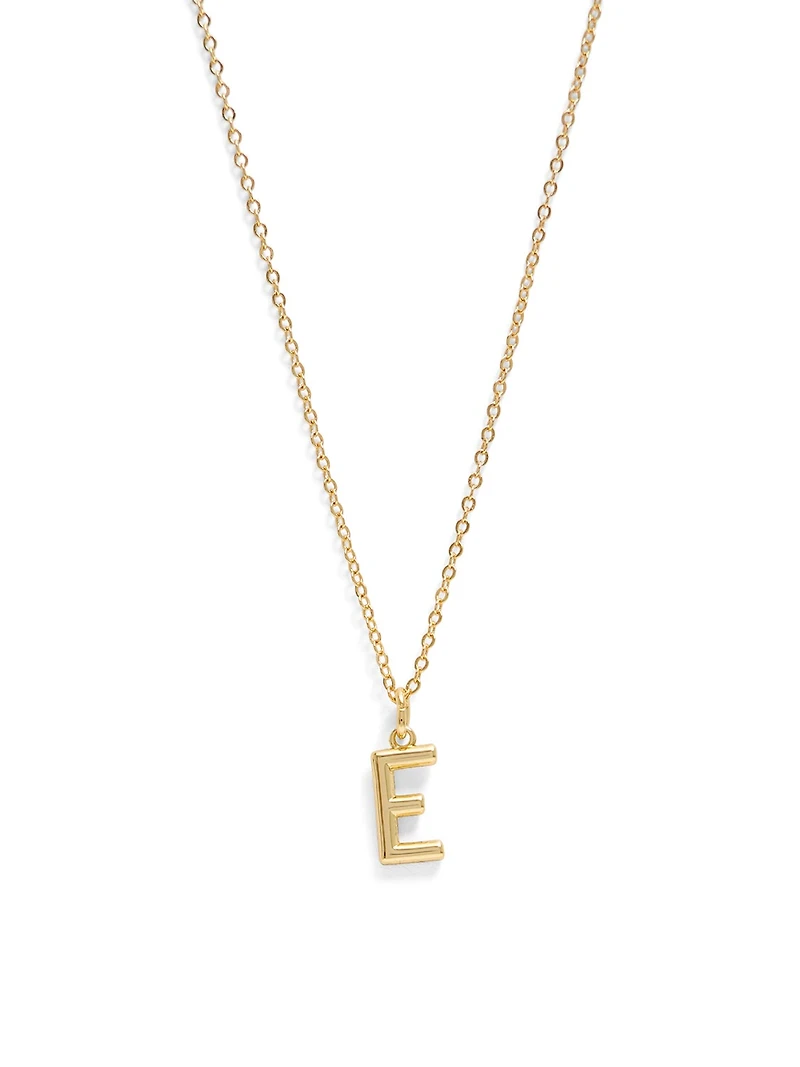 Collier avec initiale E