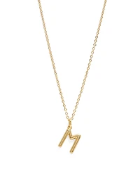 Collier avec initiale