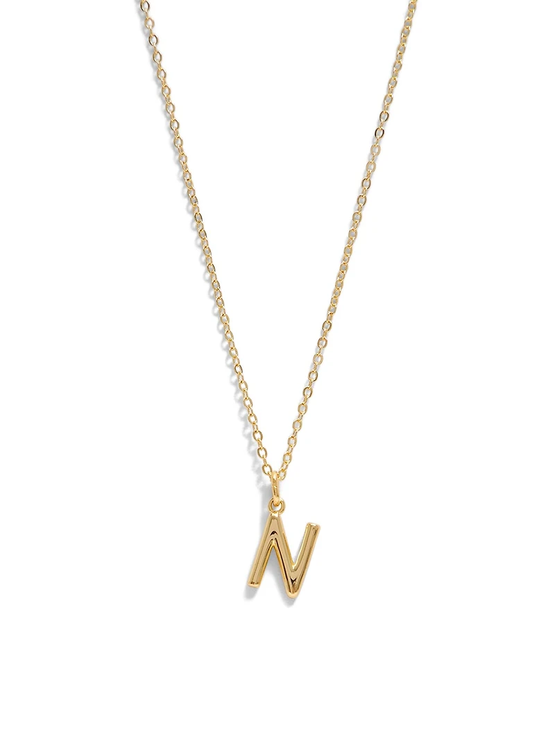 Collier avec initiale N
