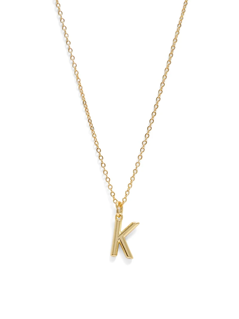 Collier avec initiale K