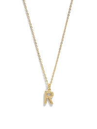 Collier avec initiale R