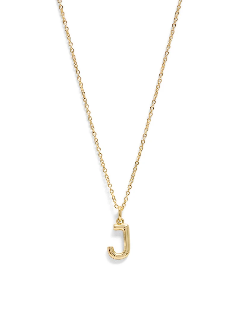 Collier avec initiale J