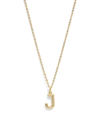 Collier avec initiale J