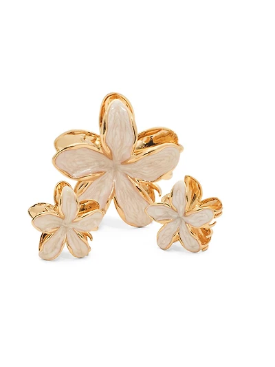 3-Pack Of Hibiscus Hair Clips