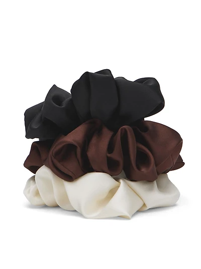 Lot de 3 chouchous en satin