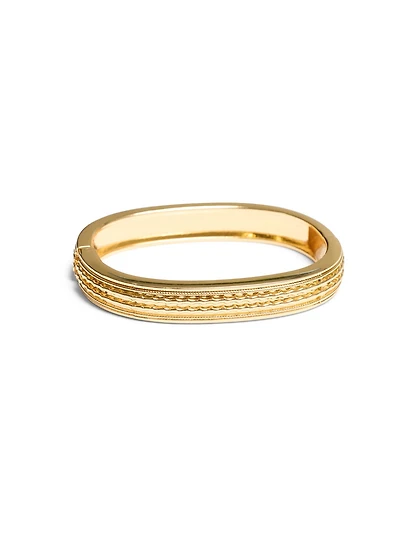 Engraved Square Cuff Bracelet