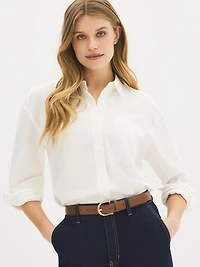 Ceinture à boucle ronde dorée