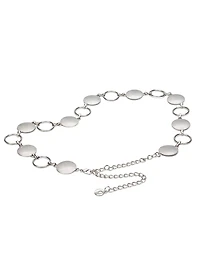 Silver Metal Chain Belt