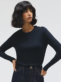 Round Neck Long Sleeve Sweater