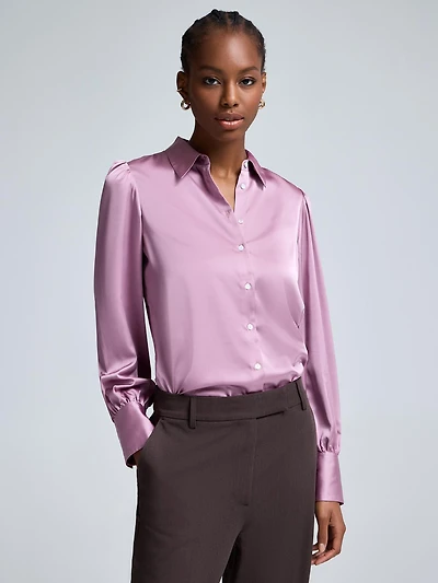 Blouse en satin