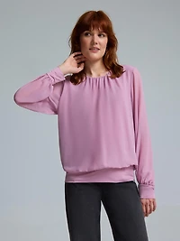 Chiffon Popover Top