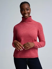 Melange Turtleneck Sweater