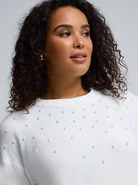 Chandail orné de perles