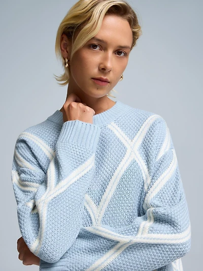 Diamond Jacquard Sweater