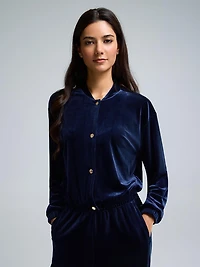 Blouson aviateur en velours