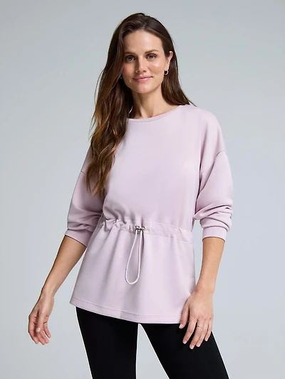 Cloud Fleece Drawstring Tunic Sweatshirt