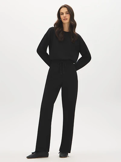 Cloud Fleece Wide-Leg Pants