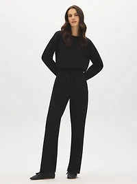 Cloud Fleece Wide-Leg Pants