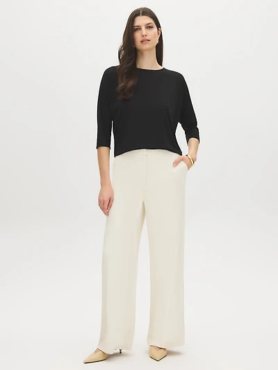 Dolman Sleeve Mesh Top