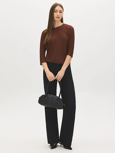 Haut en maille à manches dolman