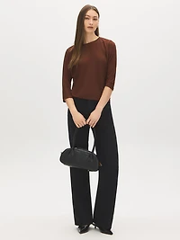 Haut en maille à manches dolman